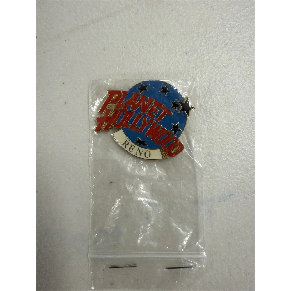 Vintage Planet Hollywood Reno Classic Logo Lapel Hat Pin‎